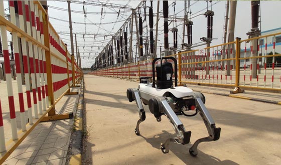 国内率先实现四足银河电力巡检